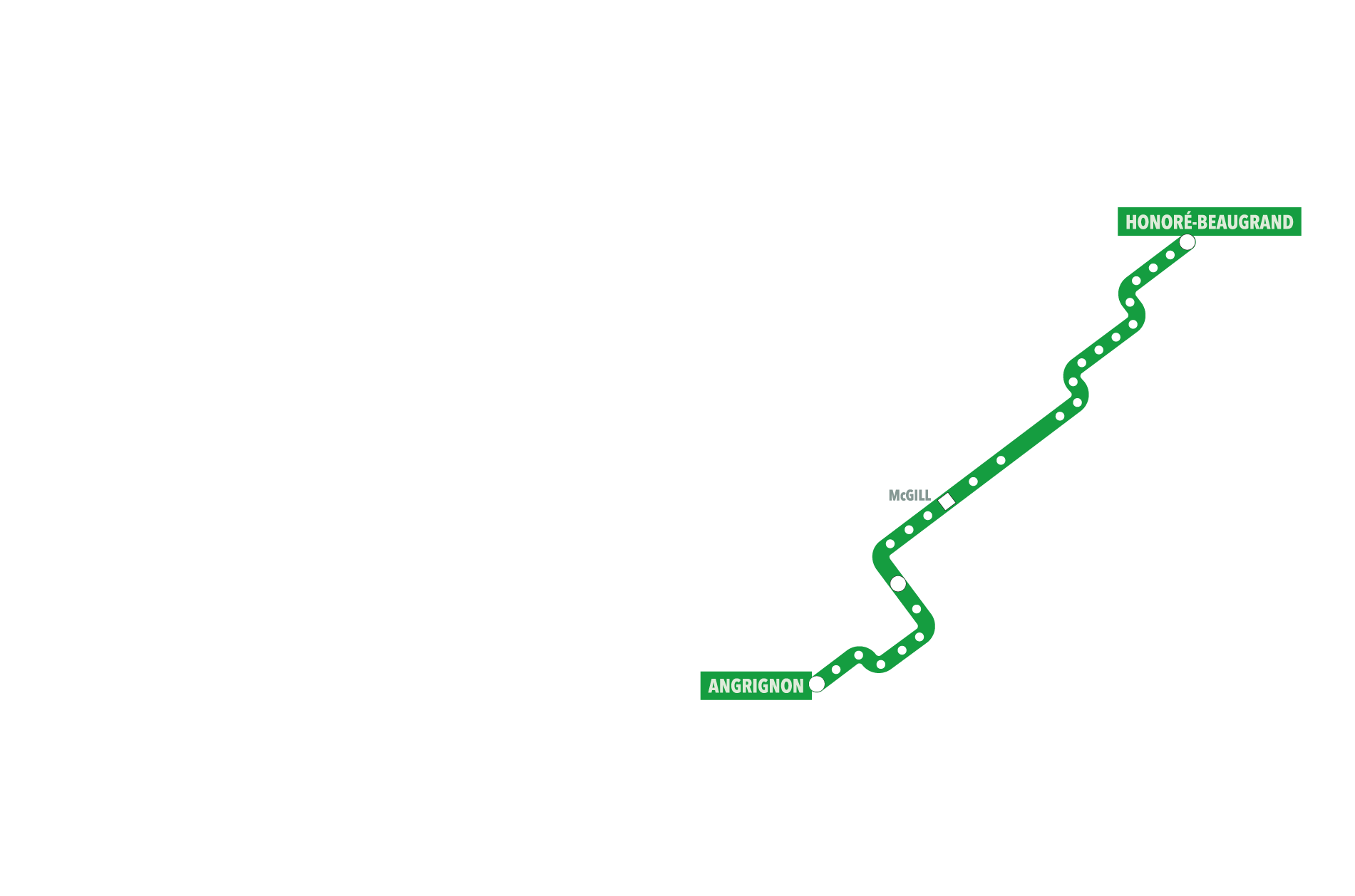 REM métro ligne verte